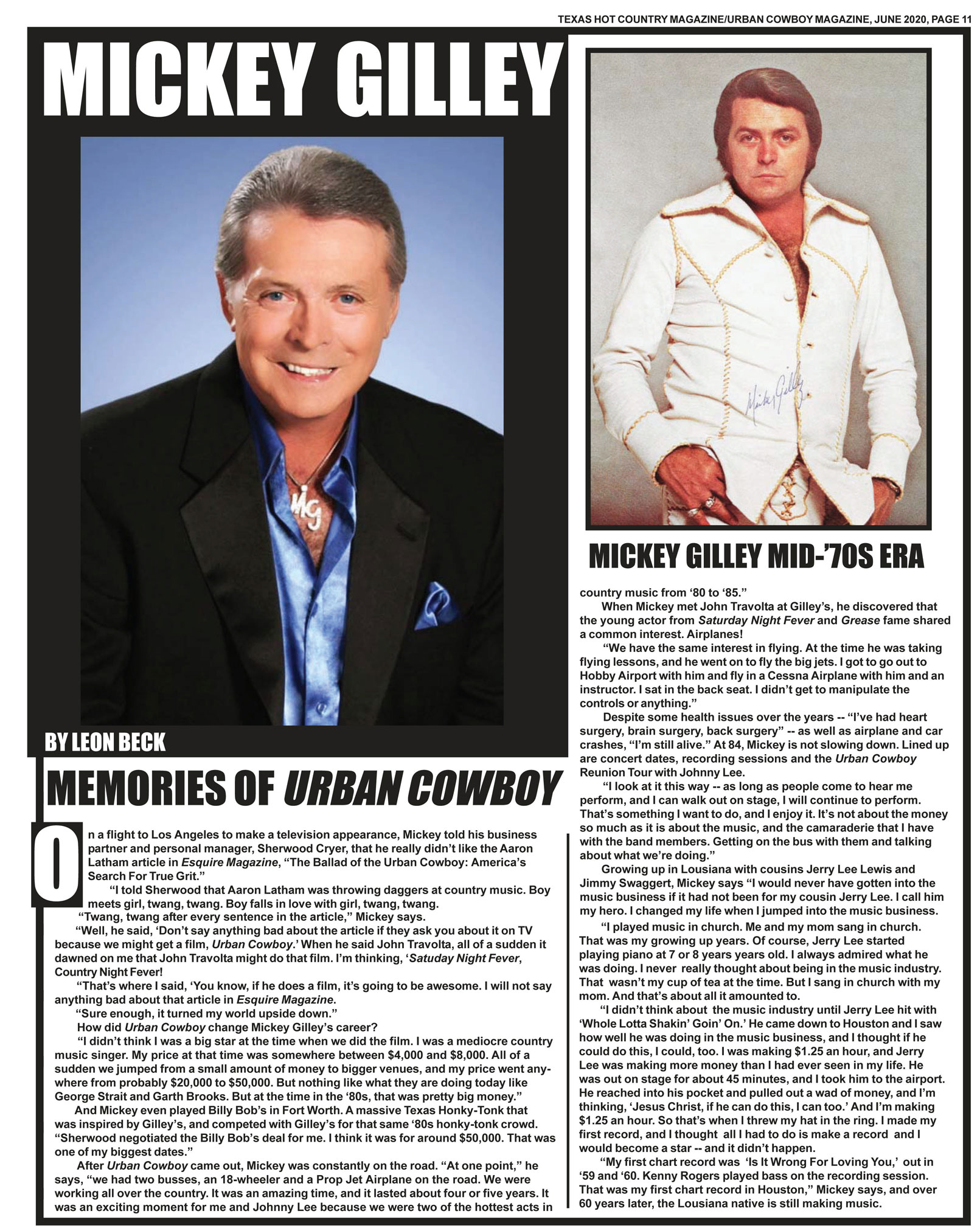 mickey gilley article 1970s